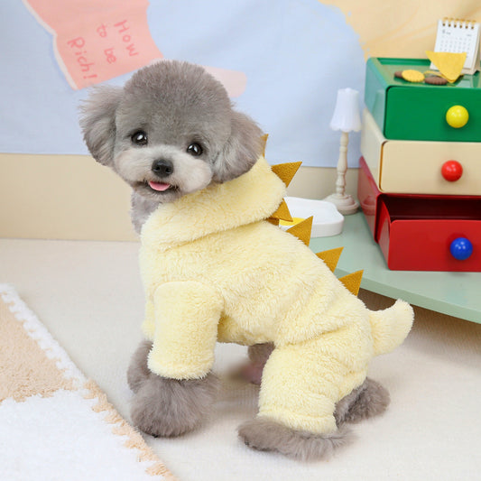 Dino Hooded Pet Jumpsuit