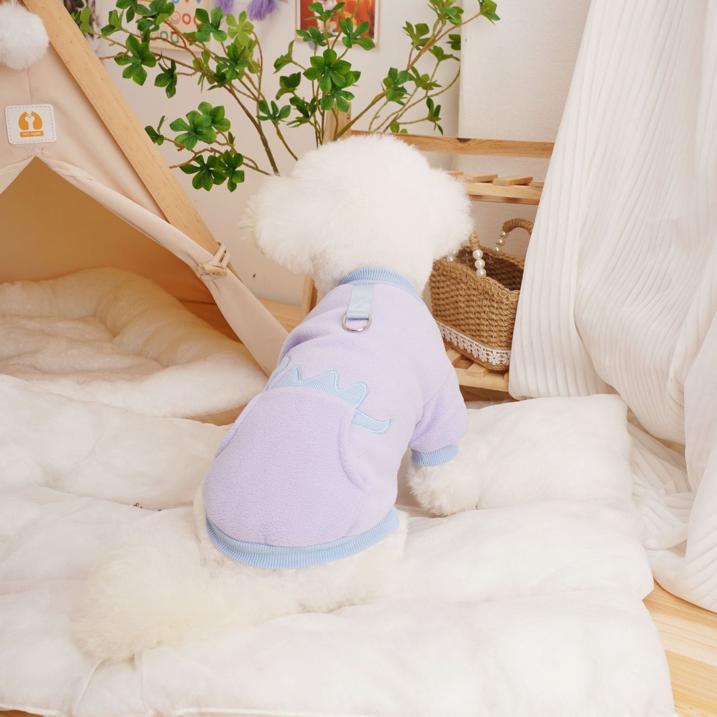 Fleece Hoodie Pet Shirt