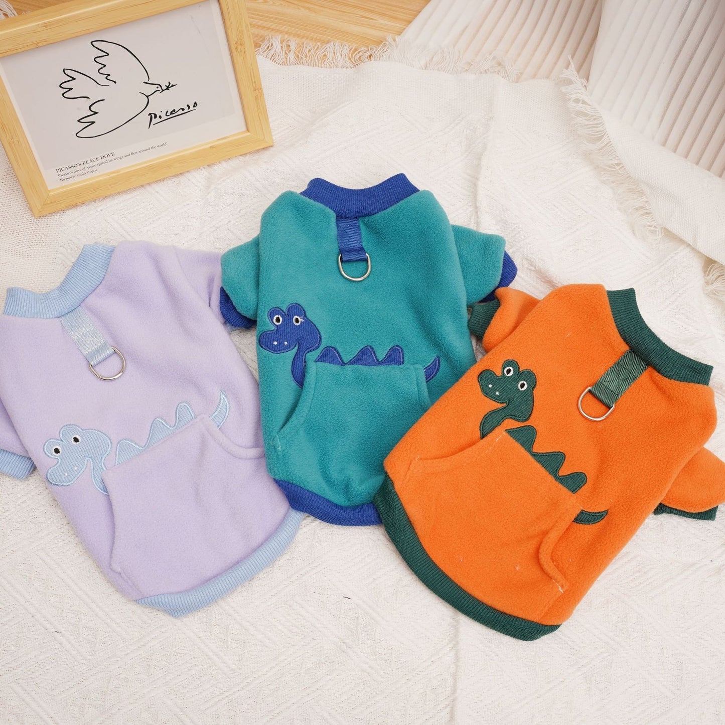 Fleece Hoodie Pet Shirt