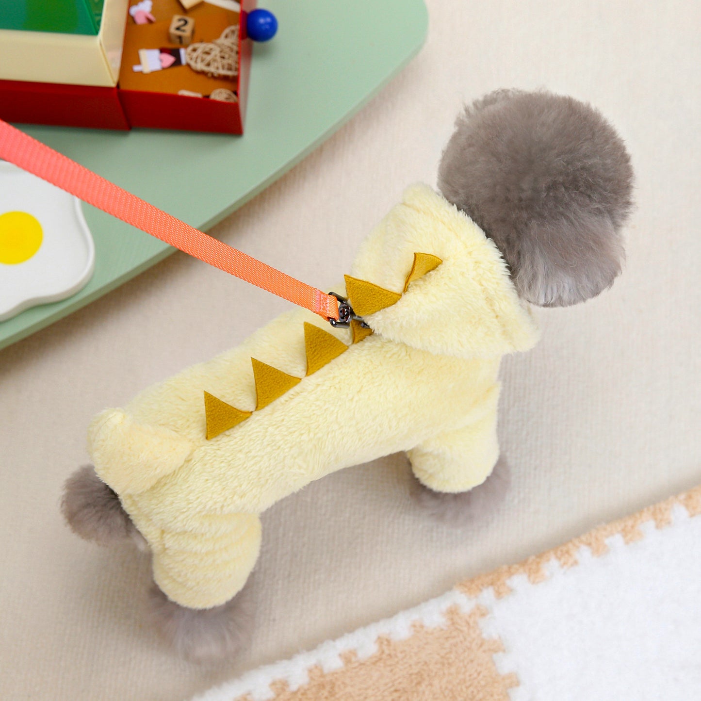 Dino Hooded Pet Jumpsuit