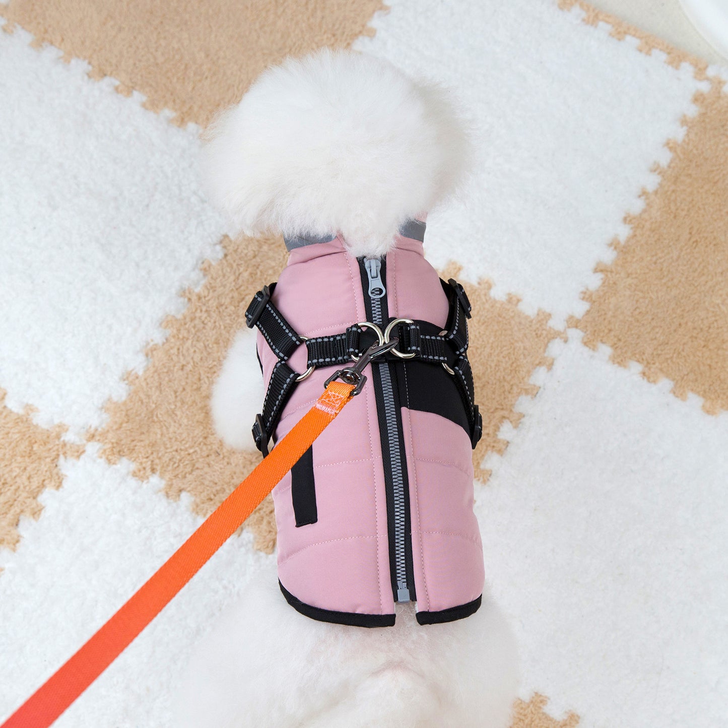 Waterproof Dog Winter Coat with Reflective Design