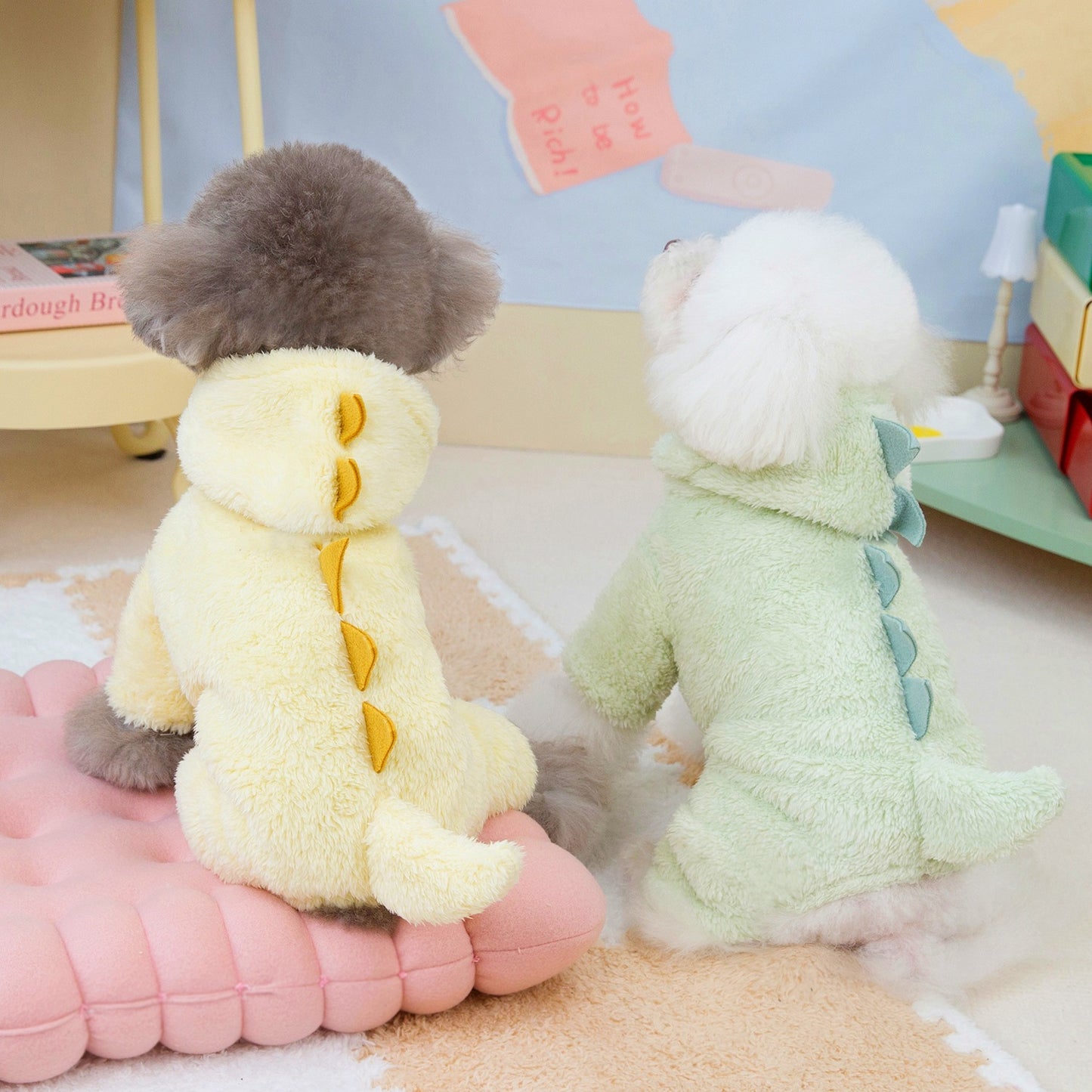 Dino Hooded Pet Jumpsuit